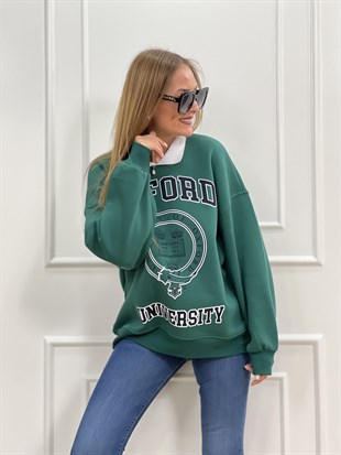 Oxford Yeşil Sweatshirt