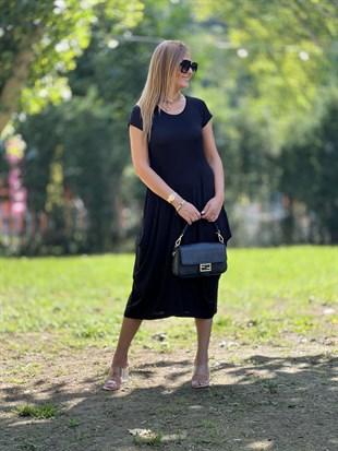 Siyah Şalvar Elbise